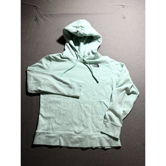 The North Face Sweatshirt Women's Large Blue Pullover Long‎ Sleeve Hoodie Ladies - Picture 1 of 9